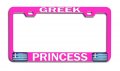 Greek Princess Metal License Plate Frame For Car Suv Truck Heavy Duty Stainless Steel Tag Holder 12 5 X 6 In Universal Fit 