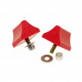 Pro-thane Universal Bump Stop 1 375 In X 2 25 Wedge Red Polyurethane Suspension Protector Part Number 19-1303 