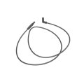 Gmc Yukon Yukon Xl 2015 16 17 18 19 2020 Windshield Washer Nozzle Hose Black Plastic Rubber 0 138 Inches Inside Diameter Curved 
