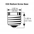 Satco S9704 Medium Light Bulb Finish 4 31 Inches Frosted White