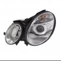 Headlightsdepot Chrome Housing Halogen Headlight For Mercedes-benz E-class E320 E350 E500 E55 Amg 2003-2006 Includes Left 
