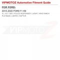 Vipmotoz Oe-style License Plate Light Tag Lamp Housing Assembly Replacement For 2015-2020 Ford F150 Pickup Truck Driver