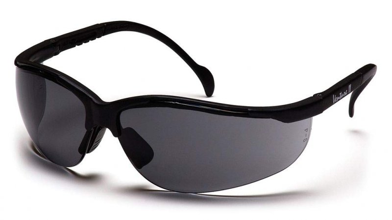 12 Pair Pyramex Venture Ii Glasses Black Frame Gray Anti-fog Lens Sb1820st