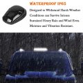 Npauto 3pcs Smoked Cab Marker Lights White 30 Led Roof Top Running W Wiring Pack Replacement For 2002-2007 Chevy Silverado Gmc