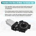 X Autohaux Power Window Regulator Lift Motor For Hyundai Elantra Sedan 2 0l007-2010 Front Right Passenger Side Car Glass