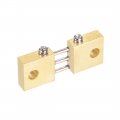 Uxcell Shunt Resistor 200a 75mv For Dc Current Ammeter Analog Panel Meter Fl-19 Divider