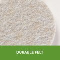 Scotch Felt Pads Furniture For Protecting Hardwood Floors Round 1 In Diameter Beige 16