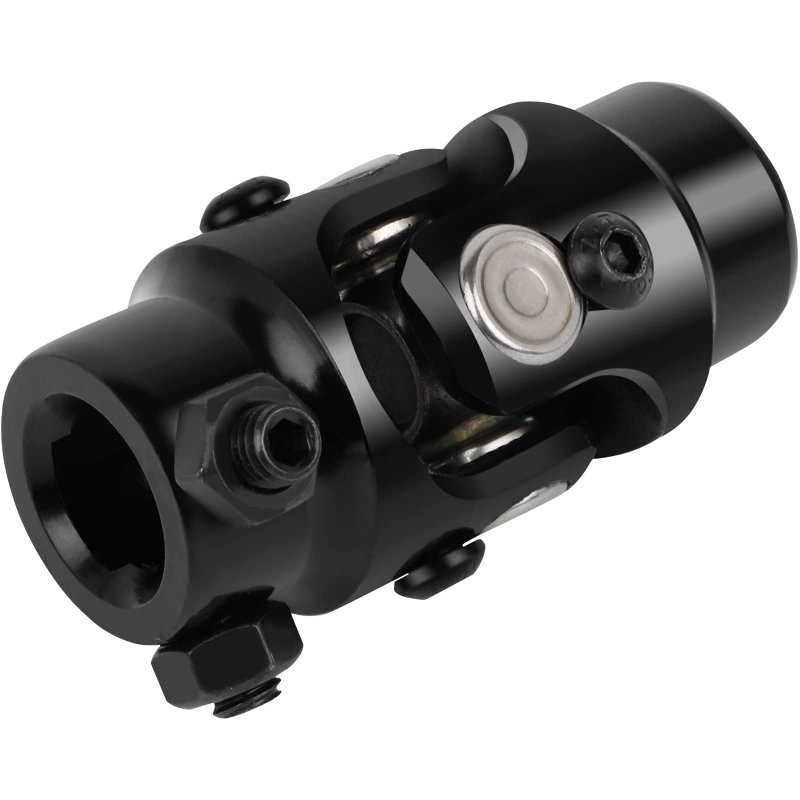 Single Universal Steering U Joint 5 8 36 Spline X 3 4 Dd 40cr Alloy Steel With Premium Needle Bearing Nickel Finish Vehicle