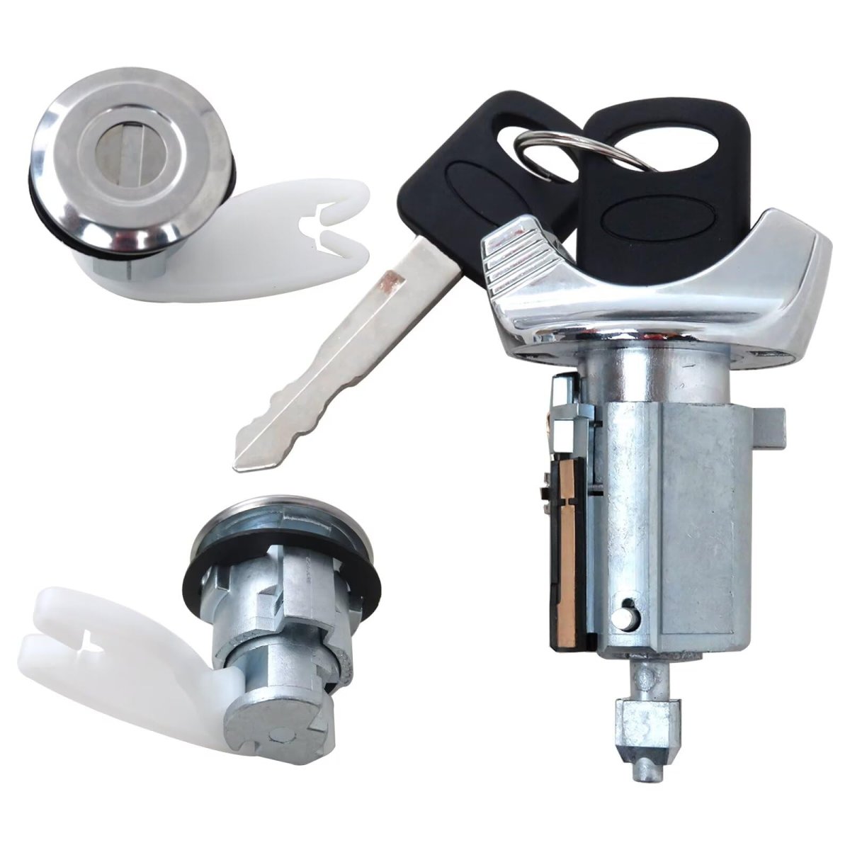 Ignition Door Lock Cylinder Repair Kit Fit For Ford Bronco Xlt Lariat Sport Utility 2-door 5 0l 302cu In V8 Gas Ohv Naturally