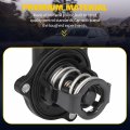 Ocpty Thermostat Housing Fit For Audi Q7 2009-2015 For Volkswagen Touareg 2009-2012 Engine Coolant Assembly Replaces
