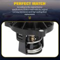 Ocpty Thermostat Housing Fit For Audi Q7 2009-2015 For Volkswagen Touareg 2009-2012 Engine Coolant Assembly Replaces