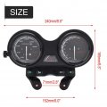Motorcycle Speedometer And Oil Gauge Into One Dc 12v Motorbike 12000rpm Lcd Odometer For Yamaha Ybr 125