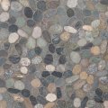 Msi Sliced Rainforest Pebble Tumbled Marble Mesh-mounted Mosaic Tile For Bathroom Kitchen Backsplash Accent Wall And Shower 