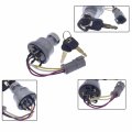 Solarhome 110-7887 467-8535 47031 Ignition Switch With 2 Keys For Cat Caterpillar 906h 906h2 906k 906m 415 415f2 Il 416 416f2