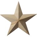Ekena Millwork Ros07x07glch Galveston Star Rosette 7-inch X 1 8-inch Cherry 