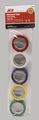 Electrical Tape 3 4 In X 12 Ft 5 Pack Multicolored Rolls Flame Retardant And Heat Voltage Resistant Vinyl Model 280303 