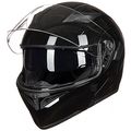 Ilm Motorcycle Dual Visor Flip Up Modular Full Face Helmet Dot With 6 Colors S Gloss Black 