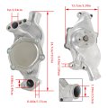 High Volume Water Pump Short Polished Aluminum Replacement For 1955-1985 Small Block 283 327 350 V8