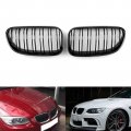 Topteng Gloss Black Front Kidney Grille Double Rib Grill Fit For Bmw E92 E93 Lci 2 Doors 2011-2014