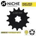 Niche 420 Pitch 14 Tooth Front Drive Sprocket For Kawasaki Z125 Pro 13144-0072