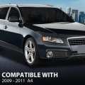 G-plus Front Bumper Fog Light Grille Grill Cover Pair Compatible With Audi A4 2009-2011 8kd807681 8kd807682