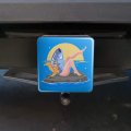 Reverse Mermaid With Tuna Head Tow Trailer Hitch Cover Plug Insert