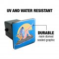 Reverse Mermaid With Tuna Head Tow Trailer Hitch Cover Plug Insert
