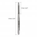 Uxcell Machine Tap 2-56 Unc Thread 2b Class 3 Flutes High Speed Steel Screw Threading Tapping Tool 5pcs