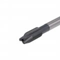 Uxcell M8 X 1 25 Spiral Point Threading Tap H2 Tolerance High Speed Steel Ticn Coated Round Shank With Square End Metric Screw