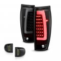 Black Smoke Oled Tube Tail Light Led License Plate Lamp Housing Replacement Bundle For 2002-2006 Chevy Avalanche 1500 2500 