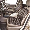Leather Elastic Strap Car Seat Cushion Black 