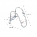 Uxcell Cross-connector Vertical Pipe Clip 4pcs Fit 1-5 8 42mm To 2-3 60mm Crossover Buckle Steel Cross Clamp For Greenhouse