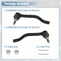 X Autohaux 2pcs Front Outer Tie Rod End Links Suspension Steering Es800357 Es800358 For Nissan Altima 2007-2015 Maxima