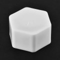 Uxcell G1 Pipe Fitting Cap Ppr Hex Female Thread Hose Connector For Garden And Outdoor Water Pipes End White 6pcs