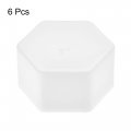 Uxcell G1 Pipe Fitting Cap Ppr Hex Female Thread Hose Connector For Garden And Outdoor Water Pipes End White 6pcs