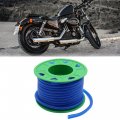 Uxcell 17m Long 5mm Inner Dia Motorcycle Scooter Petrol Hose Oil Fuel Line Tube Blue