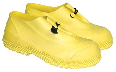 Radnor X-large Yellow 4 Pvc Slip-on Overboots With Self-cleaning Tread Outsole