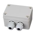 Waterproof Electric Junction Project Box With 6 Position Terminals White Gray Plastic And Metal Housing For 5 To 10mm Dia Wire