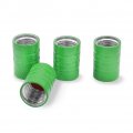 Mint Chocolate Chip Donut Yummy Green Tire Rim Wheel Aluminum Valve Stem Caps