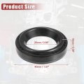 Uxcell 4pcs Engine Crankshaft Oil Seal Replacement For Honda Accord 1994-2008 Acura Mdx 2001-2008 No 12342-p08-004 12342p08004