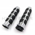 Httmt Custom Chrome 7 8 22mm Handlebar Grips Compatible With Hond Cbr 600 F3 F4i 929 954 1000 Rr