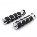 Httmt Custom Chrome 7 8 22mm Handlebar Grips Compatible With Hond Cbr 600 F3 F4i 929 954 1000 Rr
