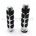 Httmt Custom Chrome 7 8 22mm Handlebar Grips Compatible With Hond Cbr 600 F3 F4i 929 954 1000 Rr