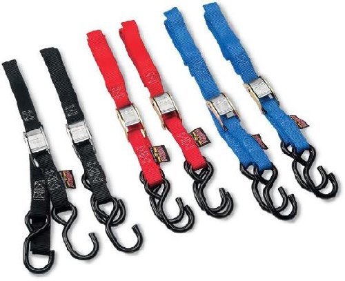 Powertye 1in Soft-tye Tie-downs With Secure Hooks Orange 23629-s