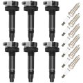 Uf612 Ignition Coils And Iridium Spark Plugs Set For Ford Flex Taurus Lincoln Mks Mkt 3 5l 6 6 Kit