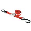 1 X 6 Motorcycle Cam Straps Tie Down 750 Lb Black 2pcs 