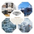 Uxcell M6 T-nuts 12pcs Carbon Steel Tee Nuts Round Base Weld 20mm Height Through Hole Flange Insert Female Thread Plate