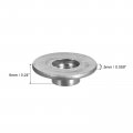 Uxcell M6 T-nuts 12pcs Carbon Steel Tee Nuts Round Base Weld 20mm Height Through Hole Flange Insert Female Thread Plate