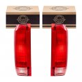 Brock Aftermarket Replacement Driver Left Passenger Right Tail Light Unit Set For 1990-1996 Ford F-150 Styleside Built From 10 