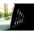 Lexley Racing Style Rear Side Window Louvers Air Vent Louvers Scoop Cover Blinds For Toyota Camry 2018 2019 2020 2021 2022 2023
